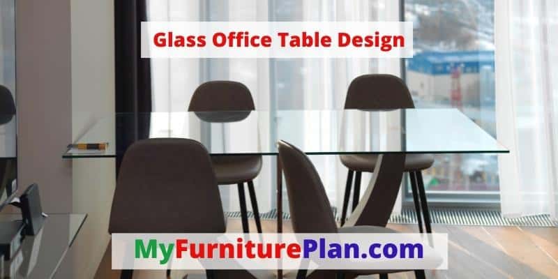 Glass Office Table Design