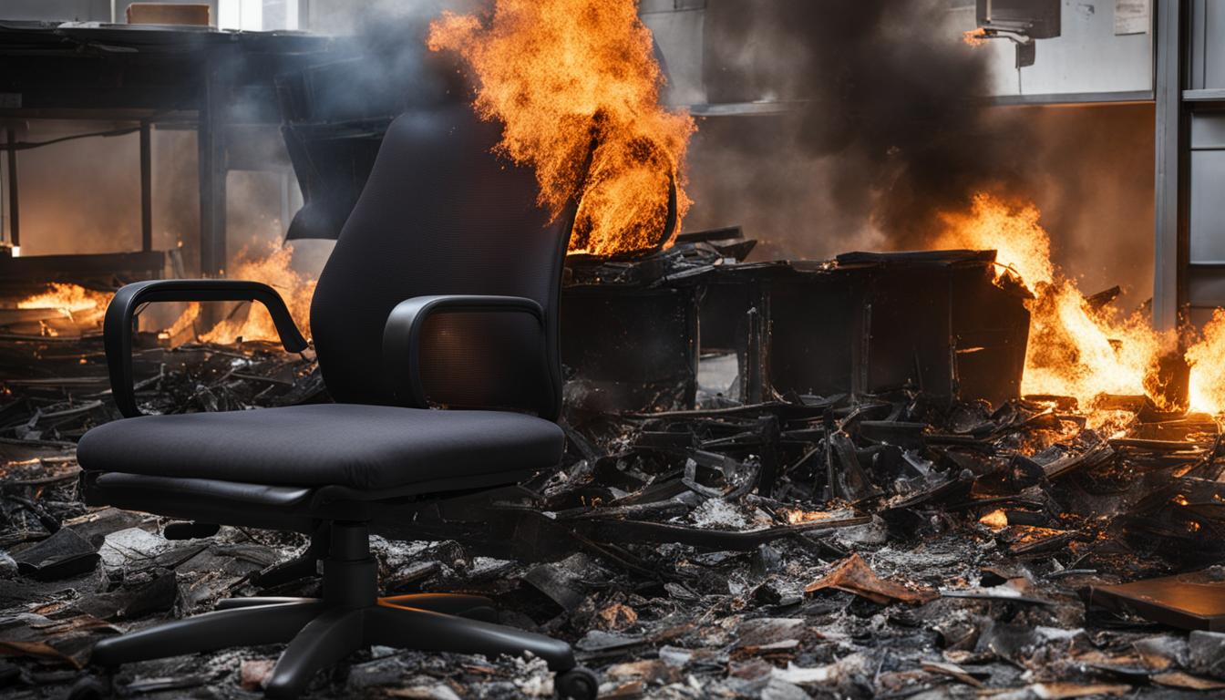 can an office chair explode