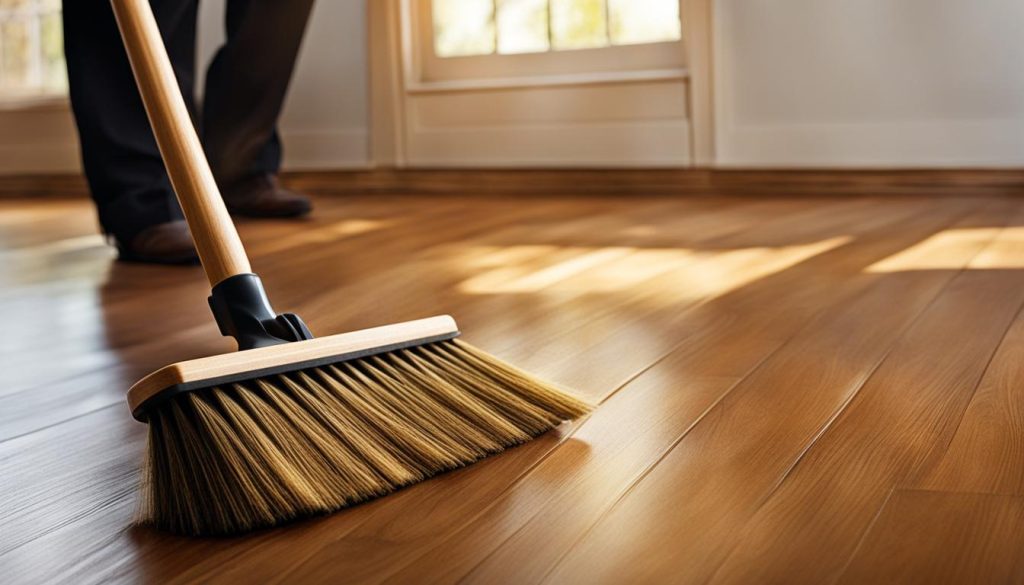 cleaning refinished hardwood floors