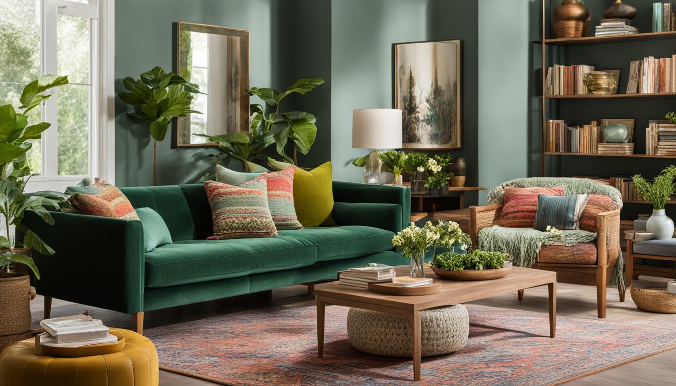 green couch living room decorating ideas