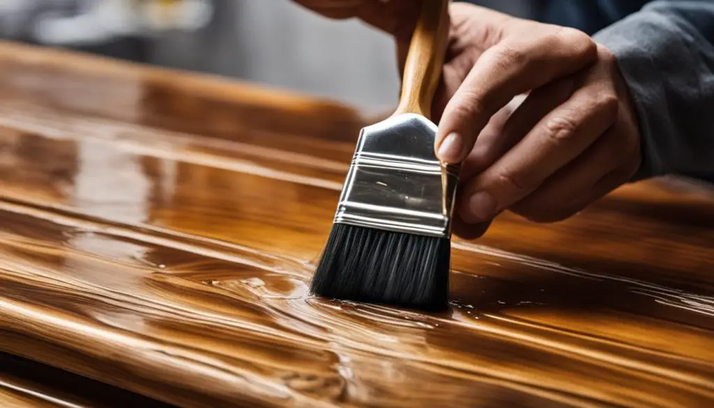 sealing lacquered furniture
